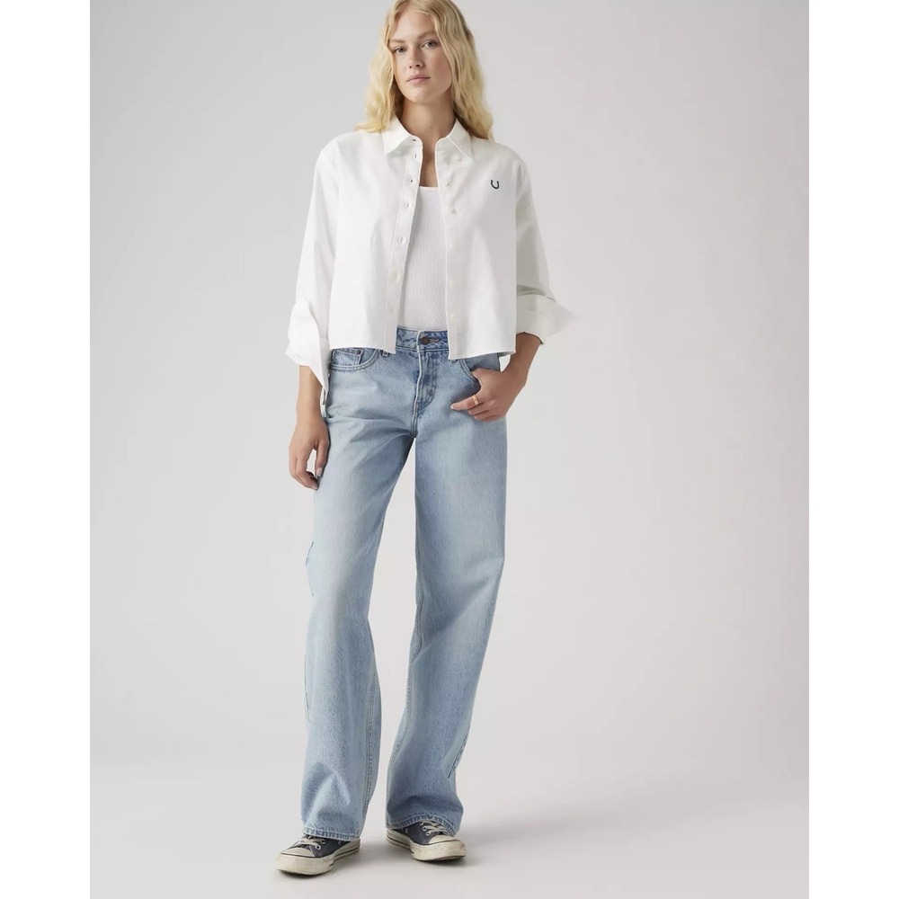 NWT Levi's Premium Low Loose Jeans Women's Light Wash  Size 26x30